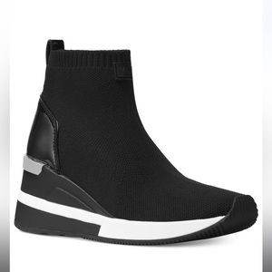 Women's Skyler Wedge Bootie Sock Sneakers